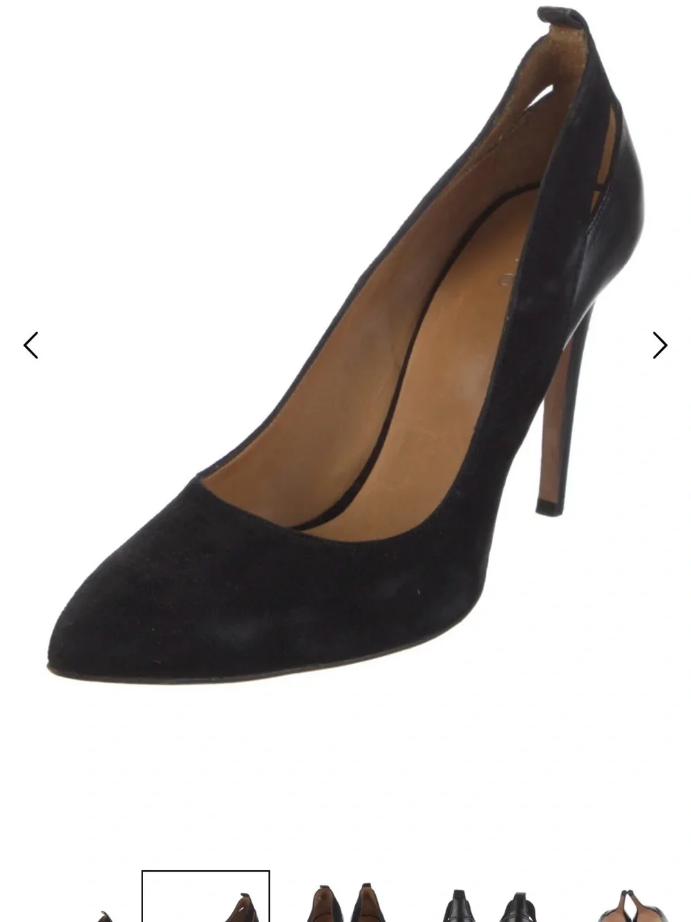 IRO - Women's Black Pointed Toe High Heel Pump